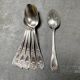 6 Art Nouveau teaspoons