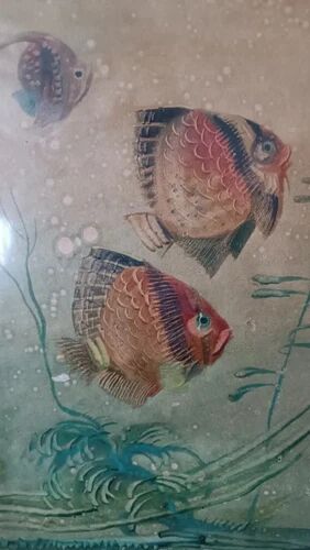 Mixed Technique - Fish - Silvio Polloni (Florence 1888-1972) Frame in Wood