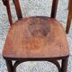 Set of 5 Stella Thonet bistro chairs from the 1950s
