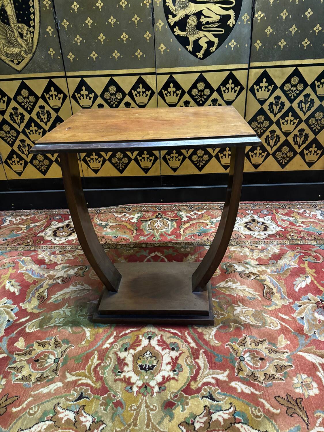 Art deco pedestal table