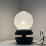 Vintage mushroom lamp, round globe, 1970s