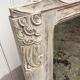 Old white mirror patinated 90x119cm