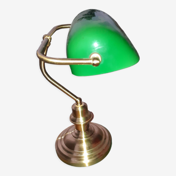 Opaline lamp of banker notary