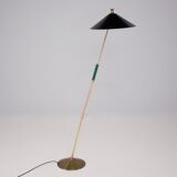 Modernist reclining floor lamp