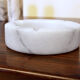 Italian ashtray in Carrara marble