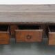 Antique South European 18th-Century Coffee Table with Three Drawers