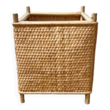 Bamboo wicker pot cover