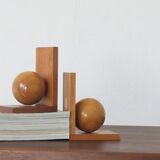 Mid-Century Modern Wooden Bookends, 1950s, Set of 2