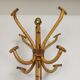 Rattan coat rack