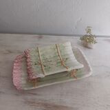 Flat asparagus set and slip drainer