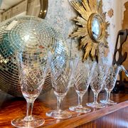 Lot de 6 verres à vin verrerie de Doyen