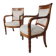 Pair of Empire armchairs from the 19th century.