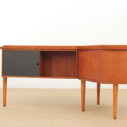 Bureau scandinave boomerang en teck d'Arne Hovmand Olsen