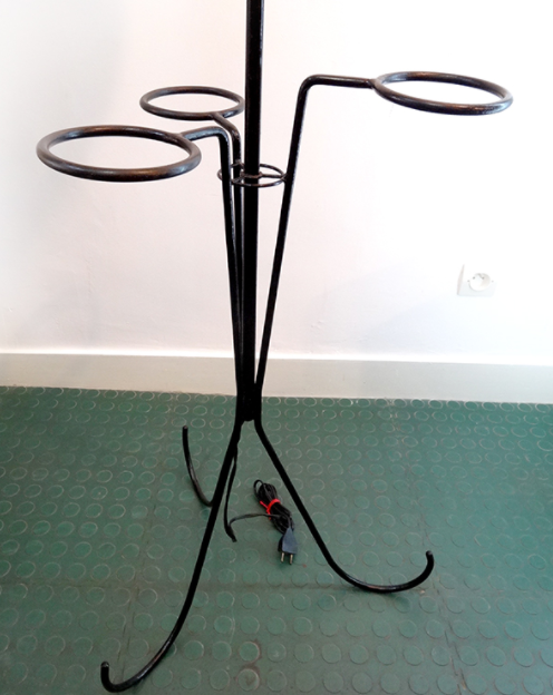 Lampadaire porte pots années 50