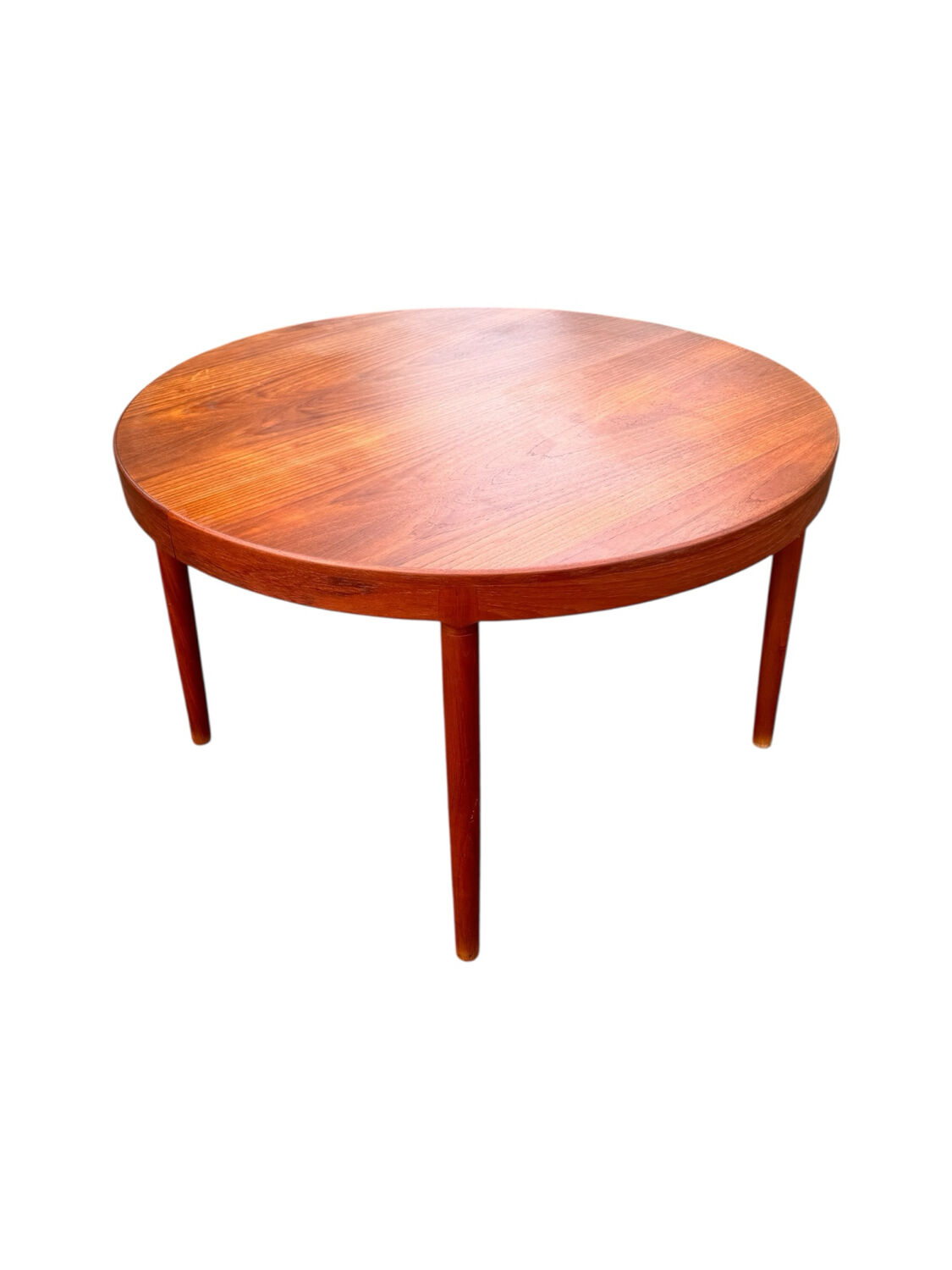Scandinavian table in teak, design by Harry Ostergaard.