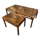 Vintage rosewood coffee tables by rasmus solber for s mobler, 1960