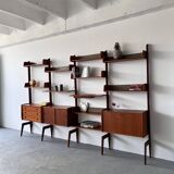 Scandinavian Mid Century Teak Bookcase, Norway 1960’s