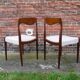 Ensemble de 4 chaises vintage scandinave