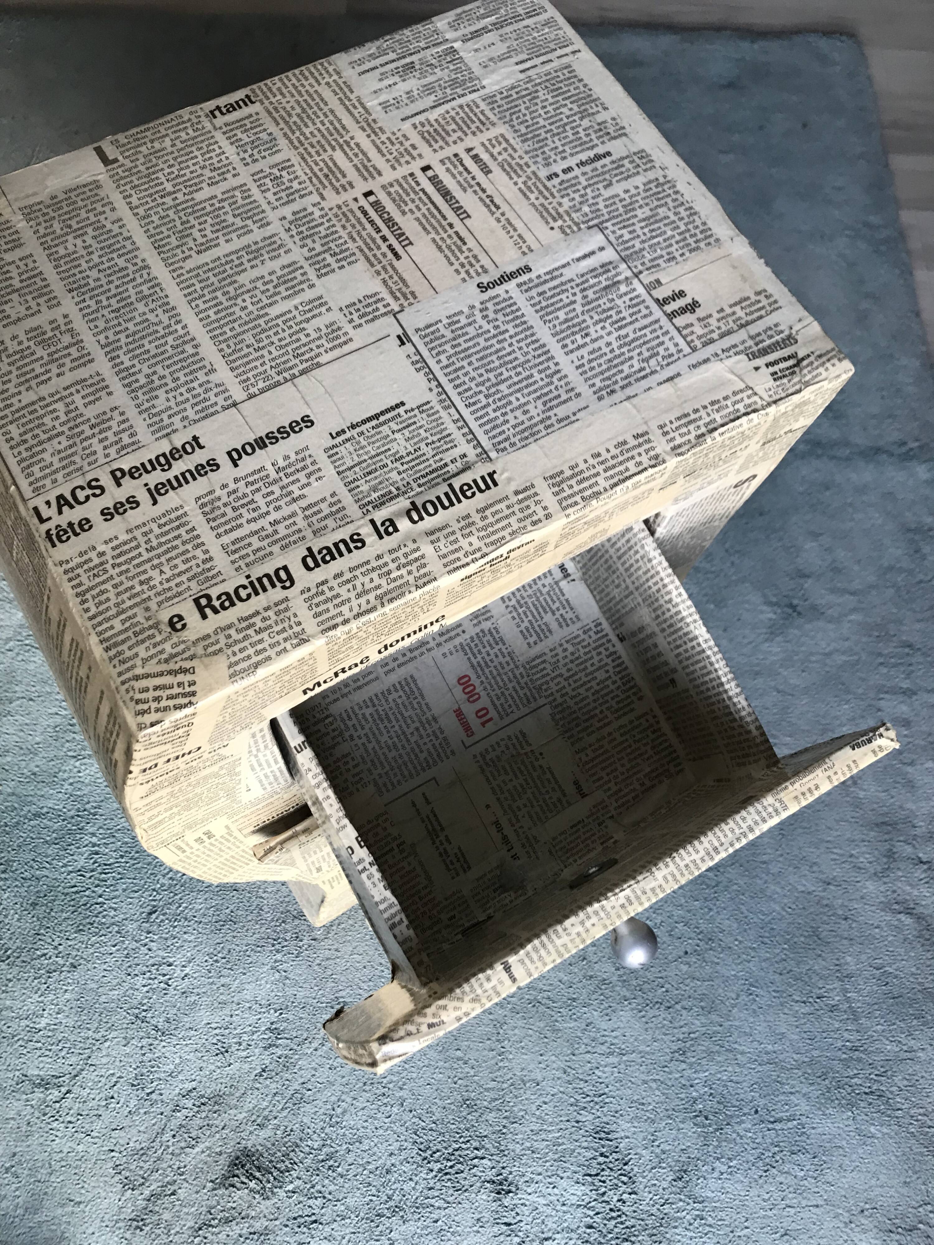 Cardboard chest of drawers