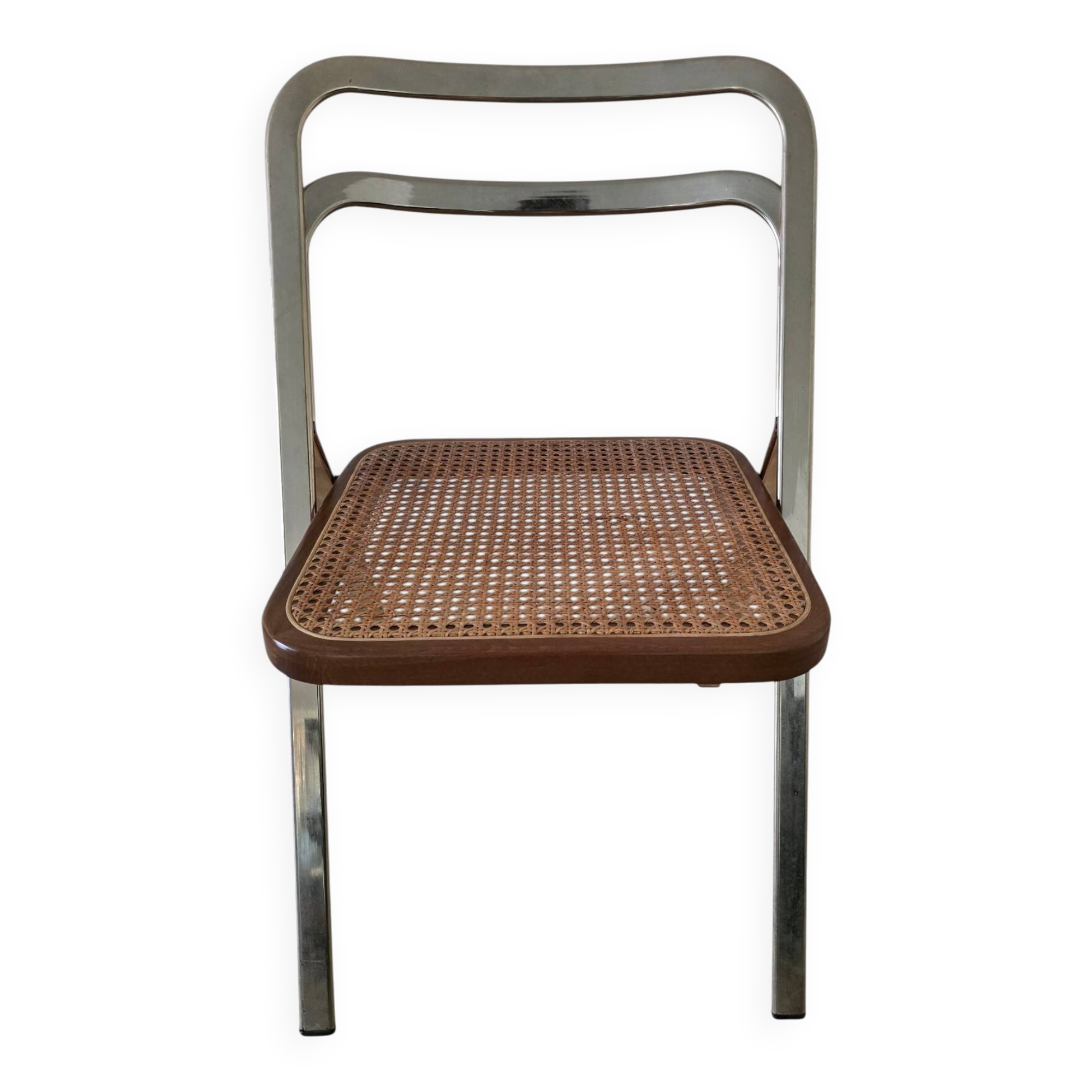 Giorgio Cattelan caned folding chair for Cidue – Italy, 1970s