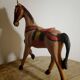 Vintage wooden horse