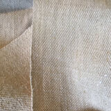 Pair of small raw hemp tablecloths