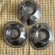 3 vintage Guy Degrenne stainless steel ice cream cups