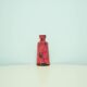vintage red Fatlava West Germany vase