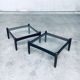 Mid-Century Modern Design Low Side Table Set, Sweden, 1960s, Set of 2