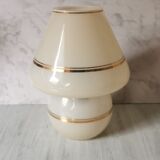 Mushroom lamp bordered gold