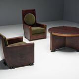 Amsterdam School Modernist Table by Hildo Krop, Netherlands, 1928