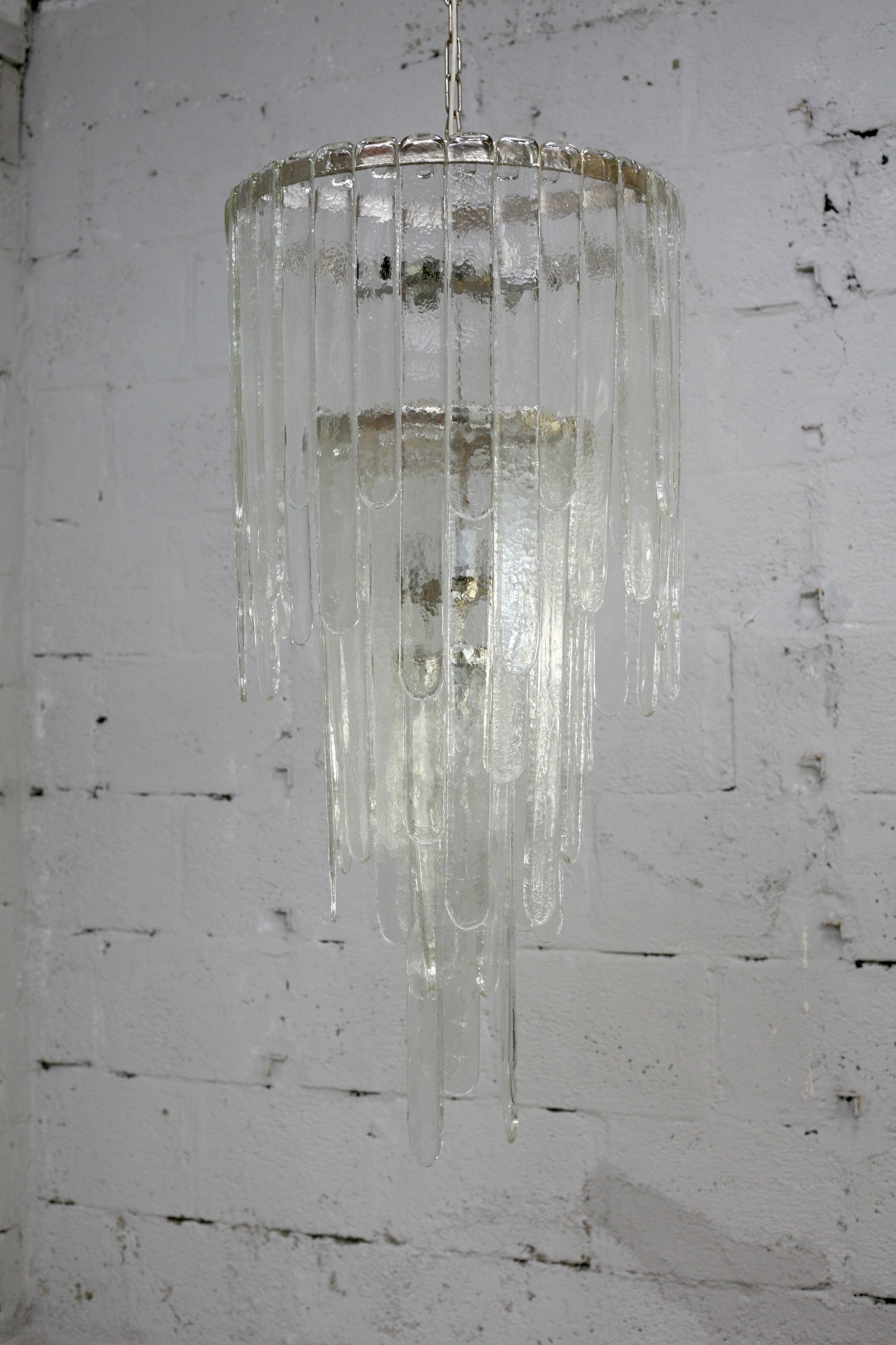 Chandelier by Carlo Nason, edited by Mazzega, Murano, Italy, circa 1970