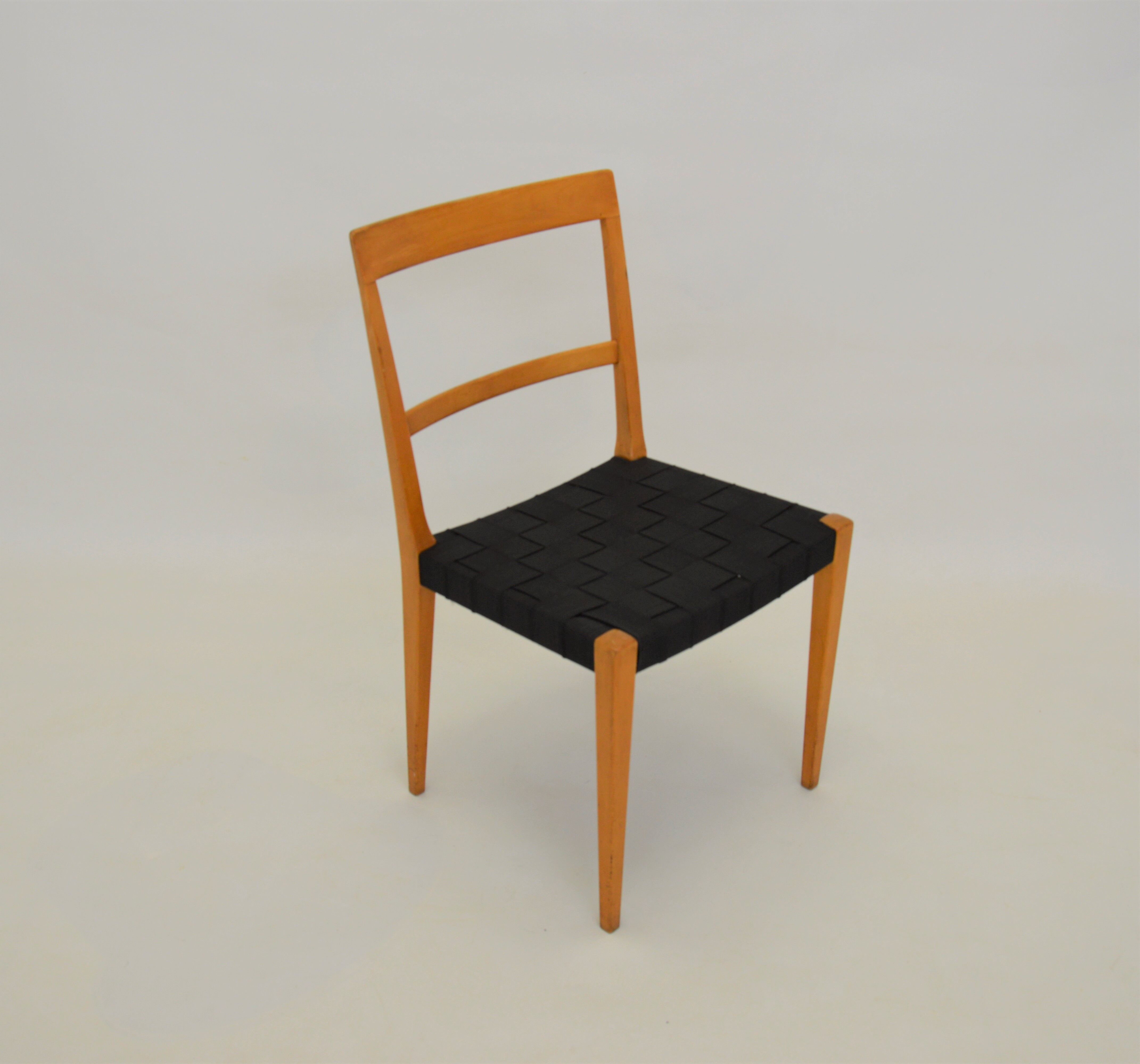 Set of 6 dinning chairs  Bruno Mathsson Mimat Mi 401