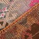 3x12 Pink & Brown Suğer Soft Modern Vintage Runner Rug, 92x376Cm