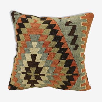 40x40 cm Kilim Coussin, Housse de coussin vintage