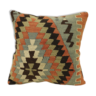 40x40 cm Kilim Cushion,Vintage Cushion Cover