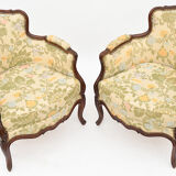 Pair of shepherdesses armchairs