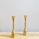 Pair of brass candlesticks by Jens H. Quistgaard