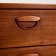 Four-drawer chest of drawers by Kai Kristiansen for Feldballes Møbler