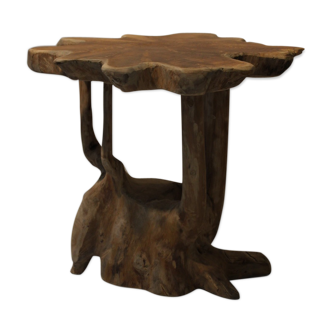 Extra table / teak root sofa tip