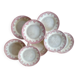 Set of 8 Hbcm ironstone plates