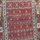 Old persian rug kurdish hallway  120 x 388 cm