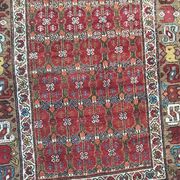 Old persian rug kurdish hallway  120 x 388 cm