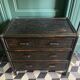 Vintage rattan chest of drawers