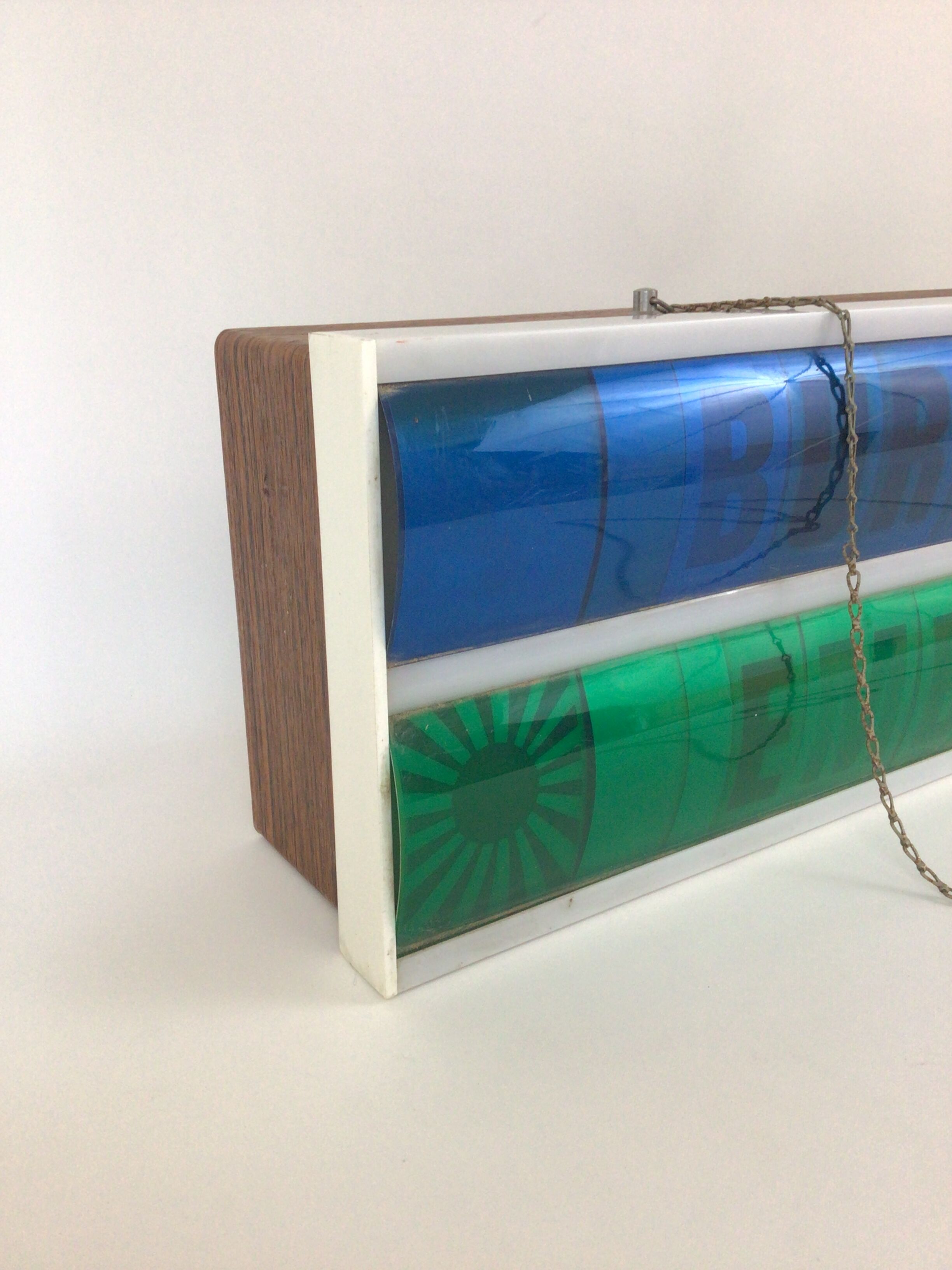 Formica vintage illuminated sign "Hiring Office"