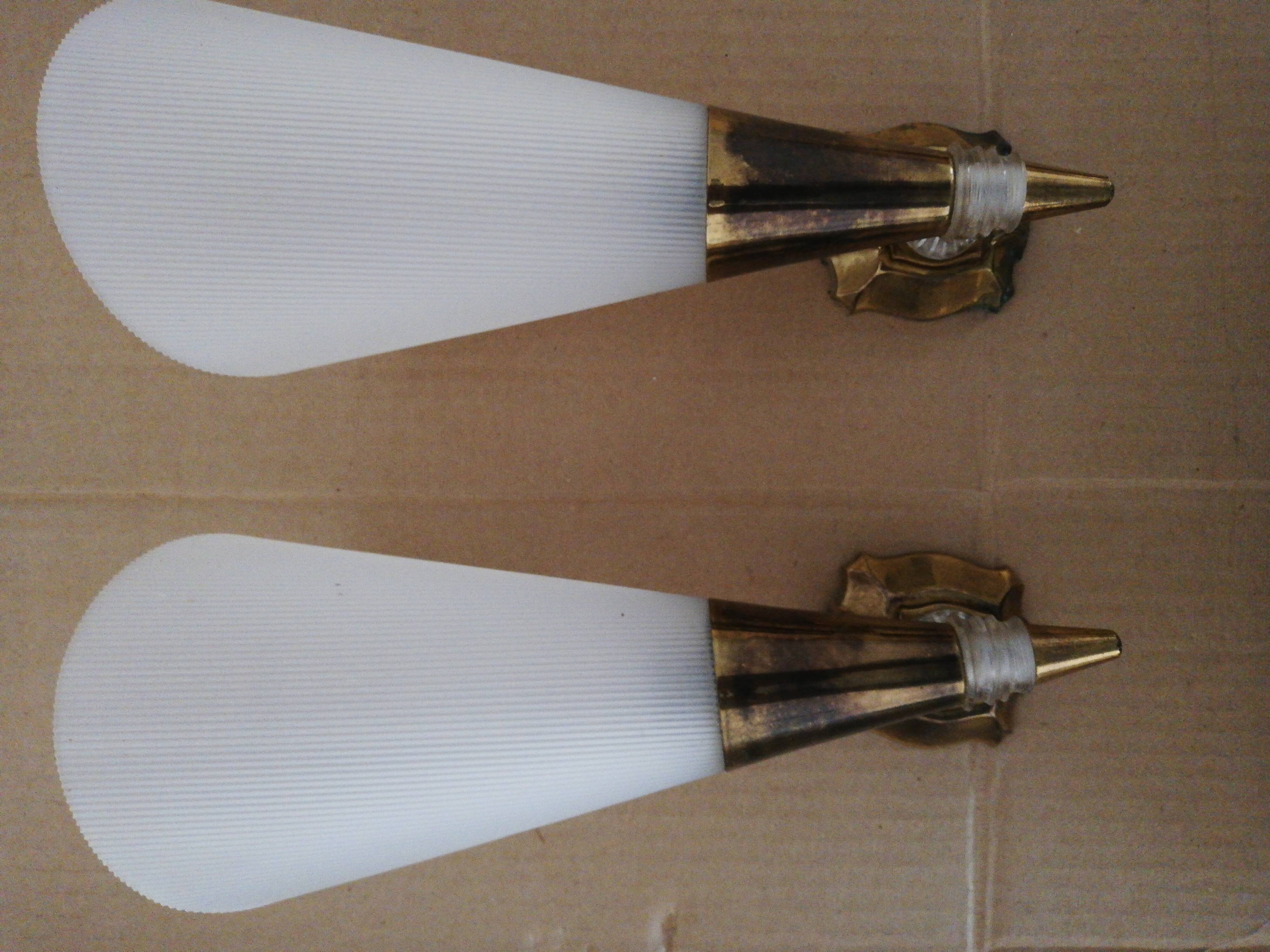Pair wall lamps 50
