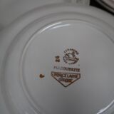 Set of 10 Saint Amand deep plates, "Marguerite" model