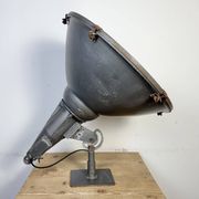 Large Vintage Industrial Aluminium Factory Wall Spotlight, 1970s