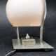 Glass and metal table lamp, Germany, 1930s
