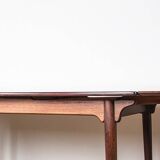 Table de repas extensible danoise en Palissandre, modèle 54 par Gunni Omann